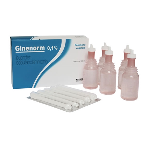 Ginenorm 0,1% Ibuprofen 5 Flaconi 100 ml