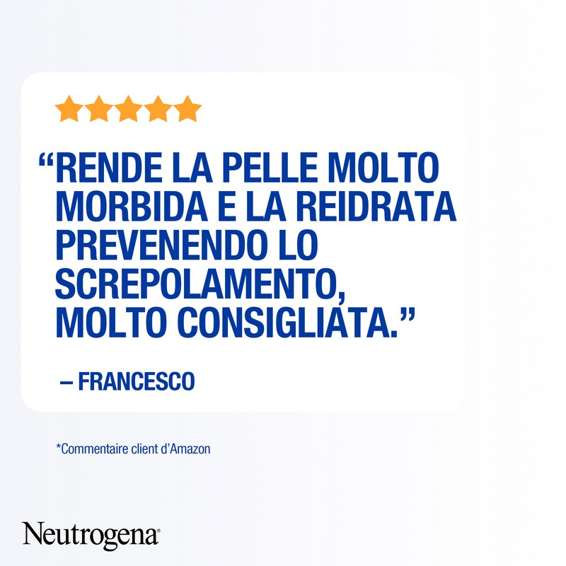 Neutrogena, Fluida Corpo Idratazione Intensa, Formula Norvegese, Pelle Secca, 400ml