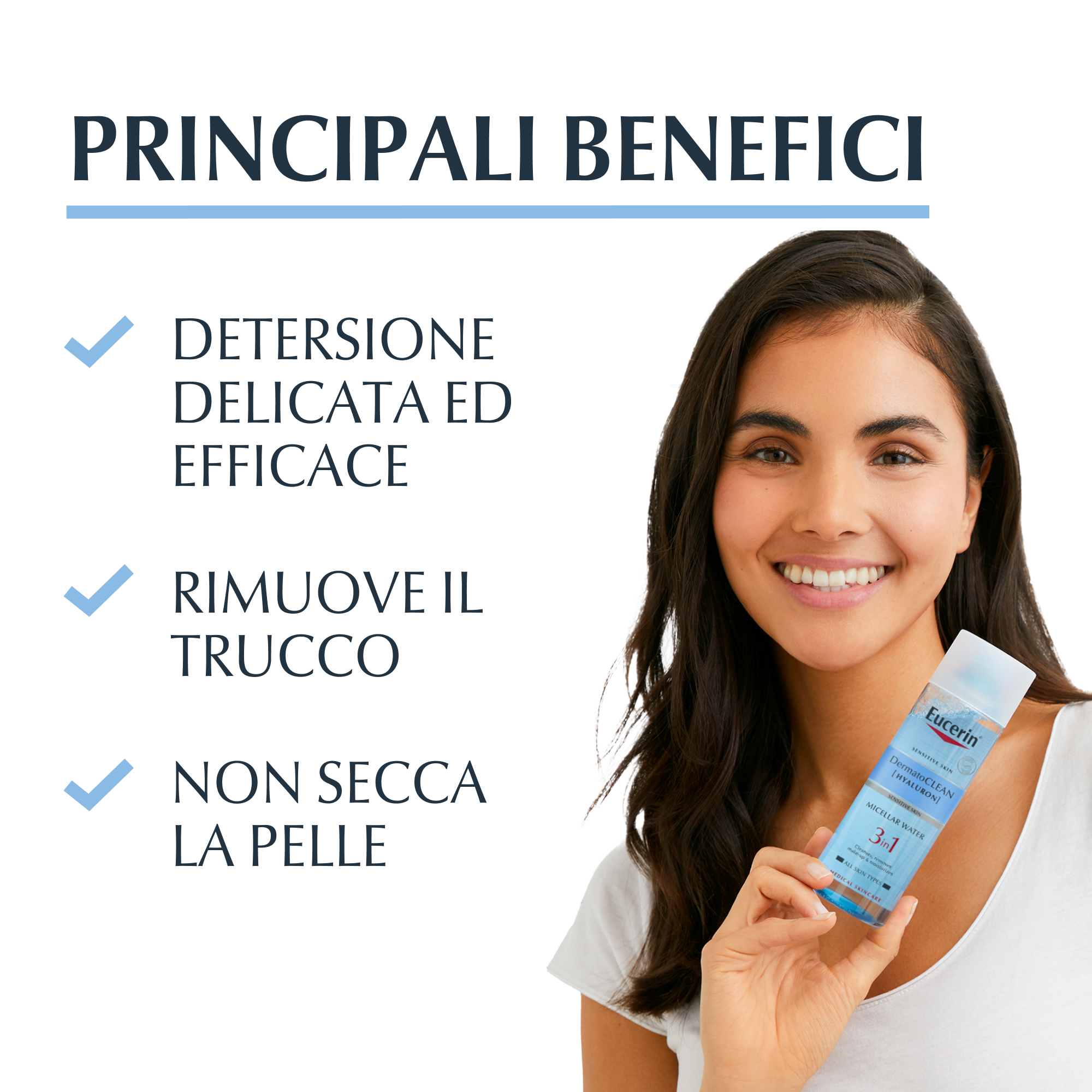 Eucerin DermatoCLEAN Lozione Struccante Micellare 3 in 1