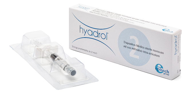 Hyadrol Siringa Intra-Articolare Con Acido Ialuronico 1% E Adelmitrol 2% da 2 mL