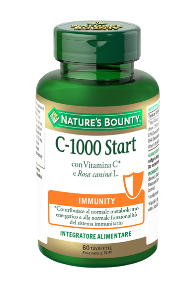Nature's Bounty C-1000 Start Integratore Difese Immunitarie 60 Tavolette