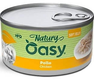 OASY GATTO NATURY SOFT JELLY  POLLO 150GR (lattina)