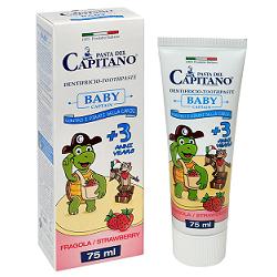 Pasta Del Capitano Baby Dentifricio +3 Anni Alla Fragola 75 ml