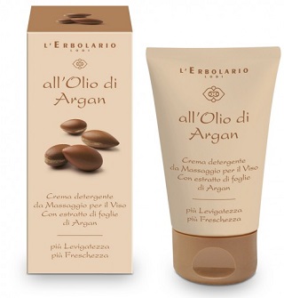 L'Erbolario All'Olio di Argan Crema detergente da Massaggio per il Viso 125ml