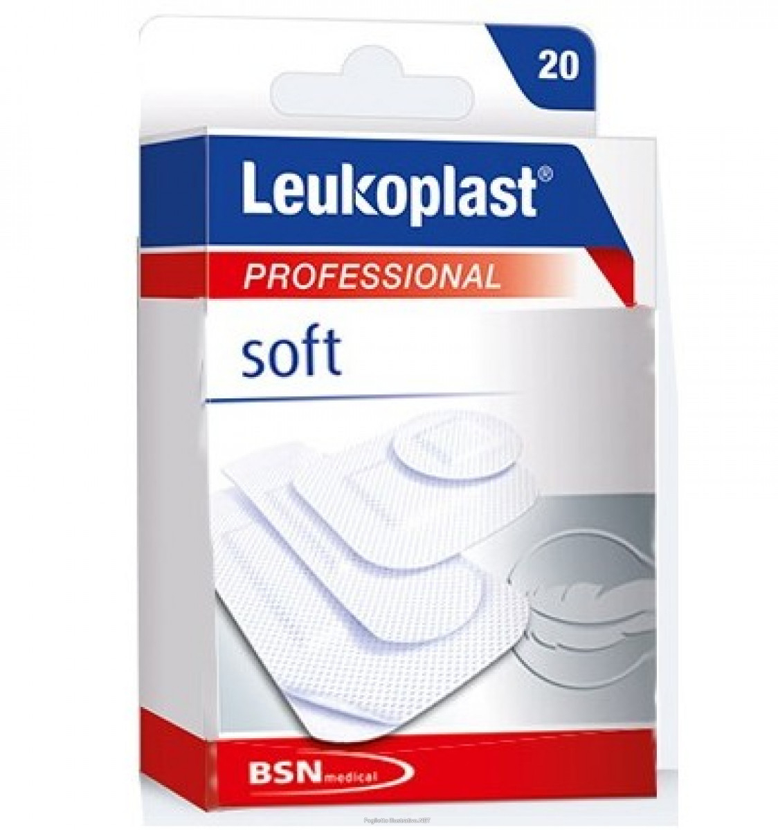 LEUKOPLAST SOFT WHITE 20PZ ASS