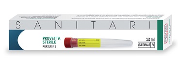 Silvercross - Provetta sterile per la raccolta delle urine - 12 ml