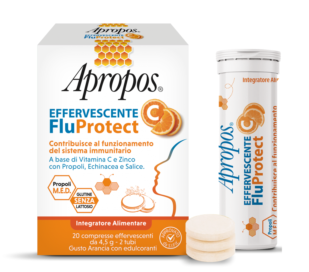 Apropos Effervescente C Fluprotect - 20 Compresse 