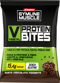 Gymline Muscle Vegetal Protein Bites Snack Con proteine e Fibre 54 g