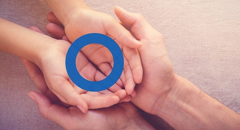 Un simbolo globale per il diabete: il cerchio blu