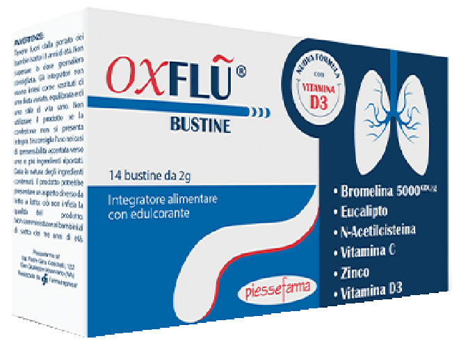 Oxflù Integratore Decongestionante 14 Bustine
