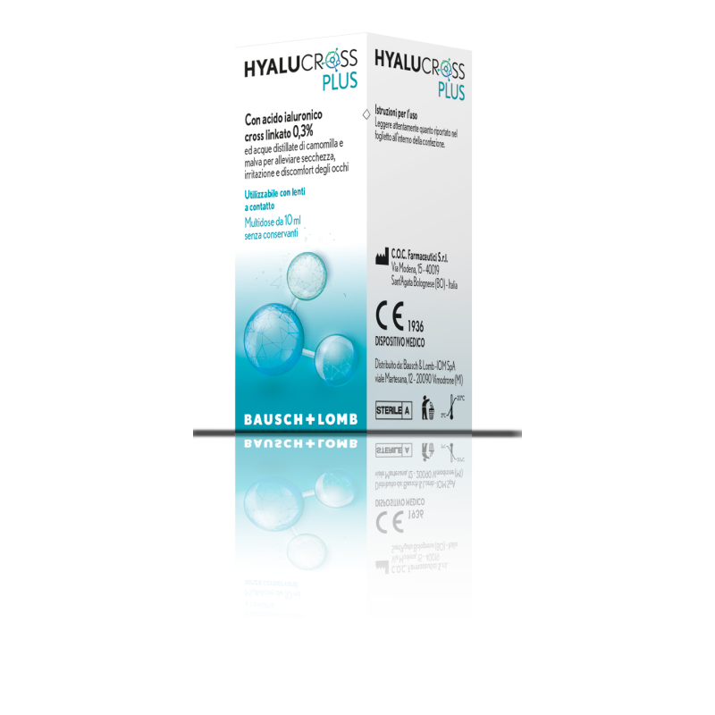 Hyalucross Plus Collirio Multidose Flacone 10mL