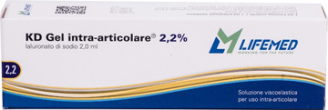 KD Gel Intra-Articolare 2,2% - 1 Siringa preriempita a base di Ialuronato di Sodio - 2 ml