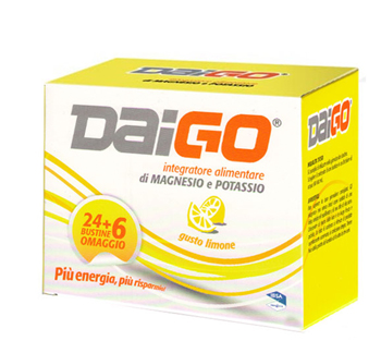 Daigo Limone Integratore Magnesio e Potassio 30 Bustine
