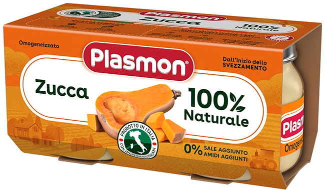 PLASMON OMOG ZUCCA  2X80G