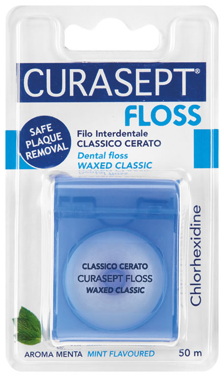 CURASEPT CLAS FLOSS CERAT CLOR