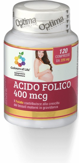 COLOURS OF LIFE ACIDO FOLICO 120 COMPRESSE 225 MG