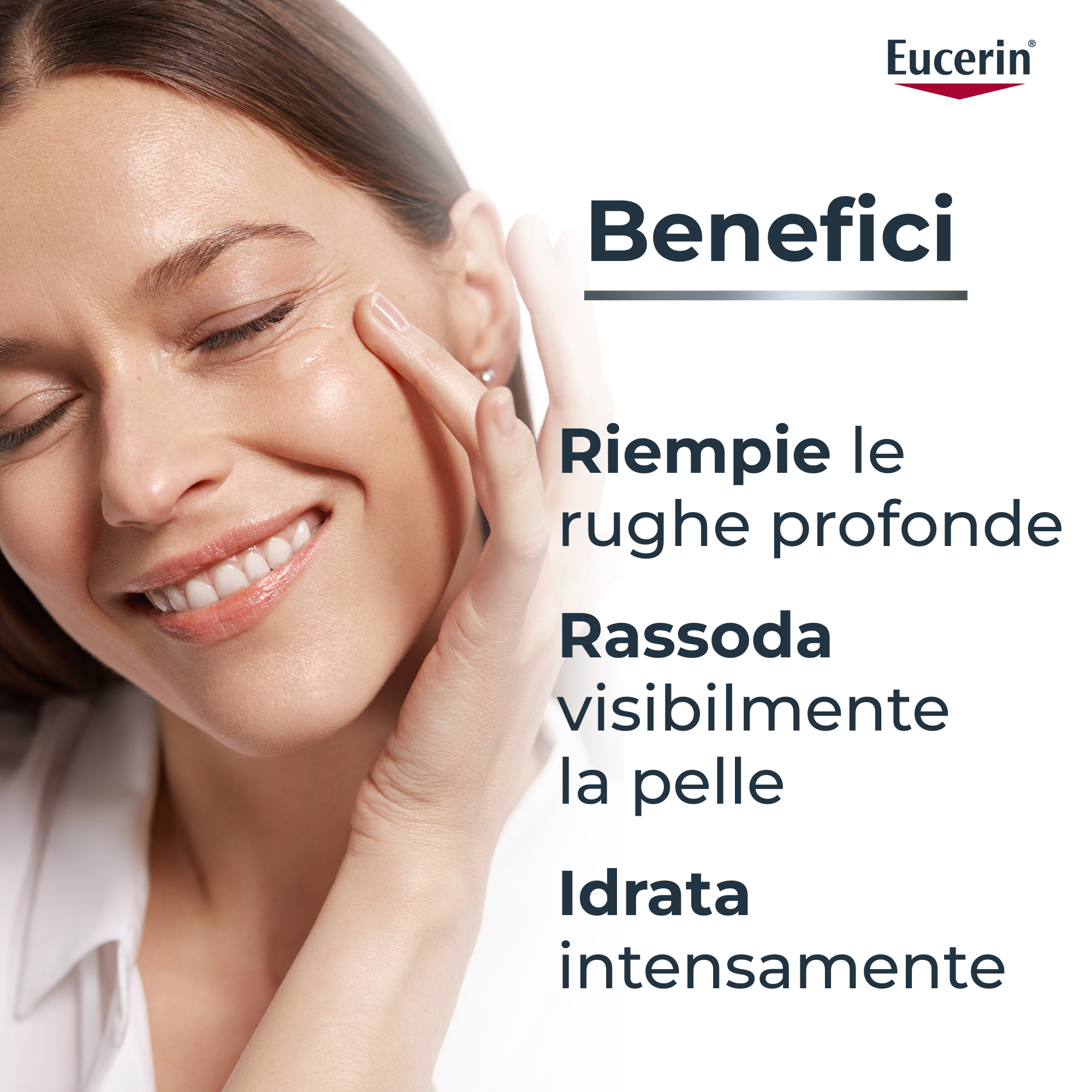 Eucerin Hyaluron-Filler Crema Viso Giorno Antiage SPF15 50mL