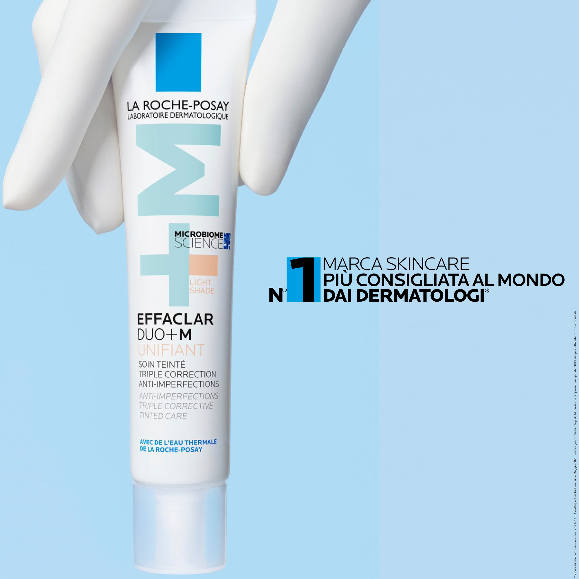 La Roche-Posay Effaclar Duo+M Unifiant Light trattamento correttivo uniformante e purificante con nuovo attivo phylobioma e niacinamide 40ml
