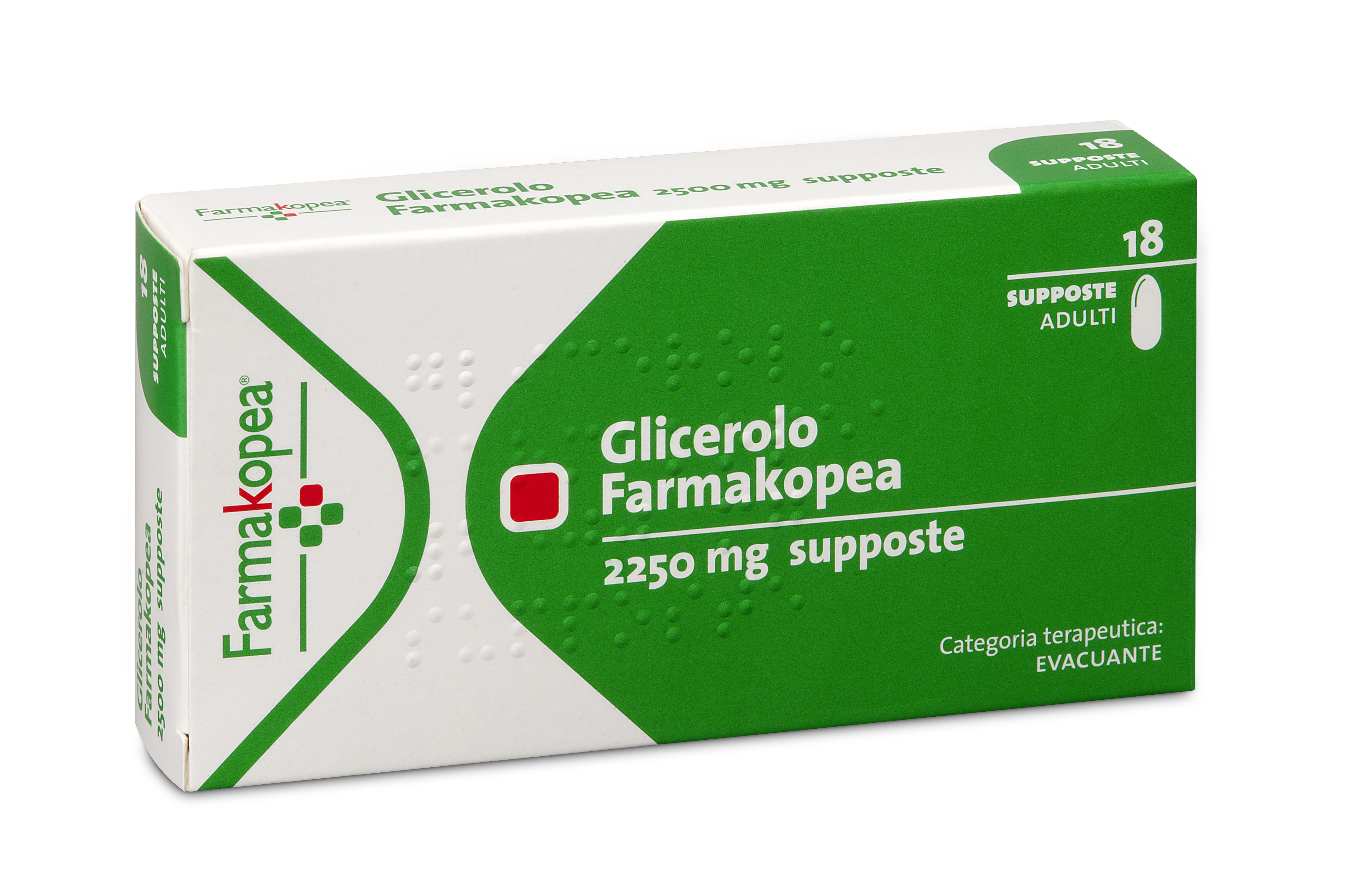 Glicerolo Farmakopea 18 Supposte 2250mg