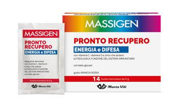 Massigen Pronto Recupero Inverno Integratore Difese Immunitarie 14 bustine
