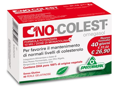 No-Colest - Integratore per il colesterolo - Formula potenziata - 40 perle