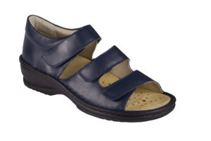 SIBILLE REI LEATHER W BLU N 37