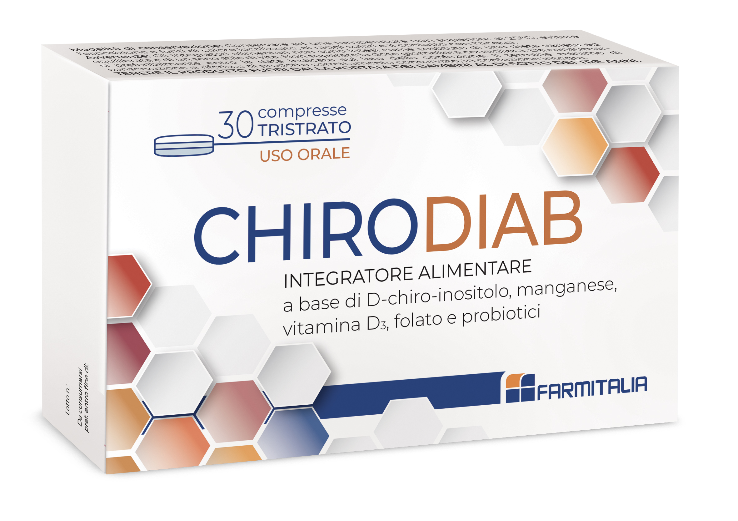 Chirodiab 30 Compresse - Integratore Per Dismetabolismo