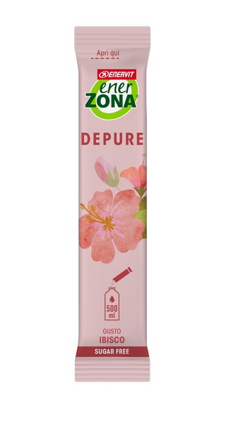 ENERZONA CARE DEPURE per il drenaggio dei liquidi, ad azione antiossidante e depurativa - 20 BUSTINE