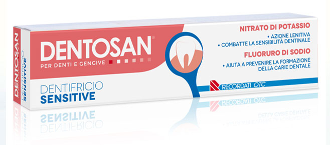 Dentosan Daily Sensitive Dentifricio Denti Sensibili 75 ml