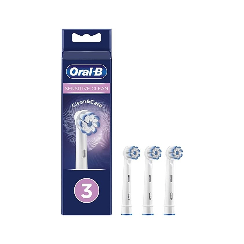  Oral-B Sensitive Clean Testine Di Ricambio 3 Pezzi EB-60-3
