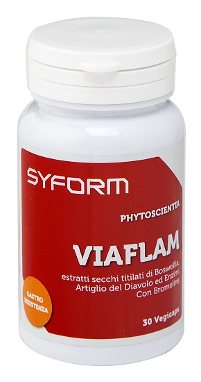 New Syform Via Flam Integratore ad Azione Antinfiammatoria 30 capsule