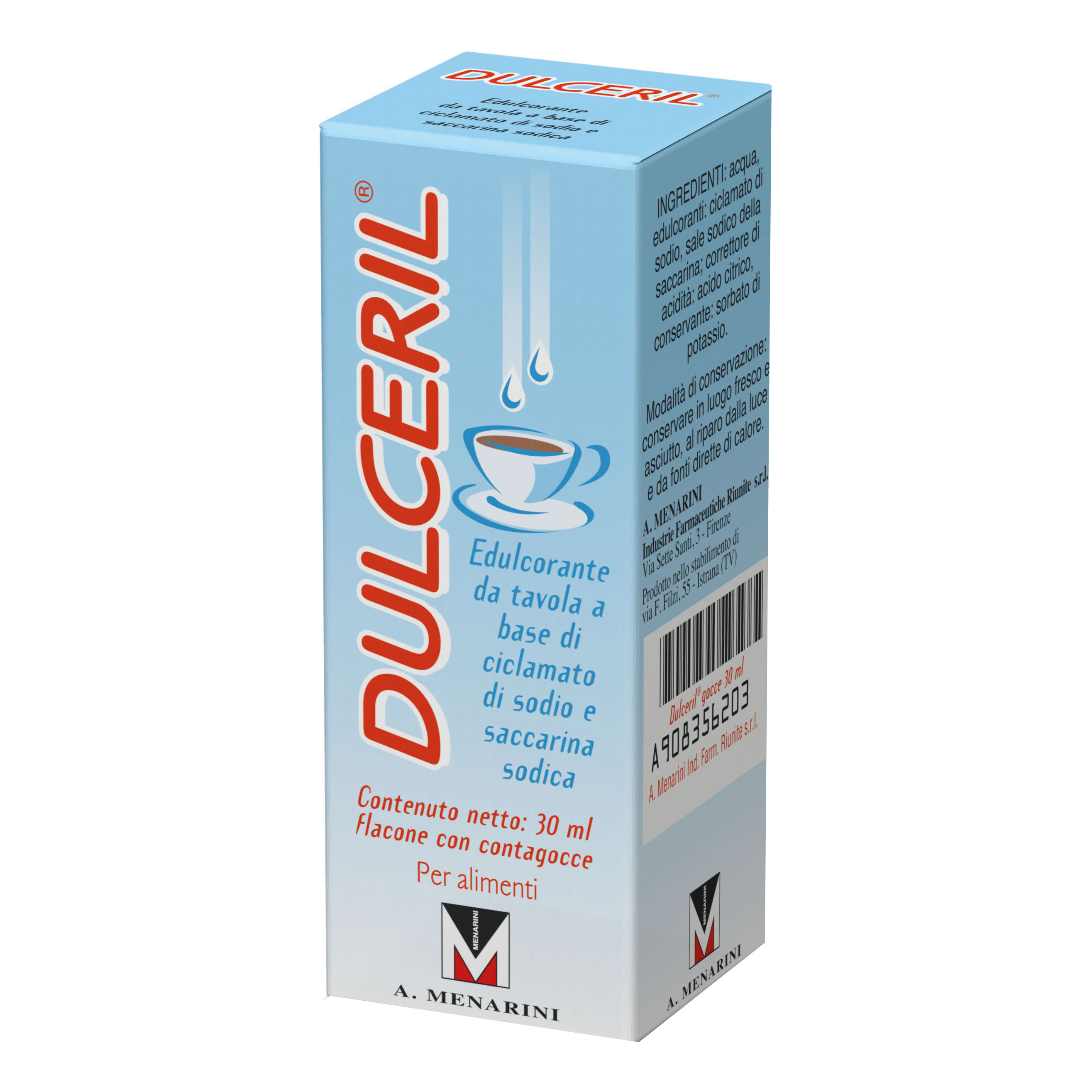 Dulceril Dolcificante Acalorico Gocce 30 ml