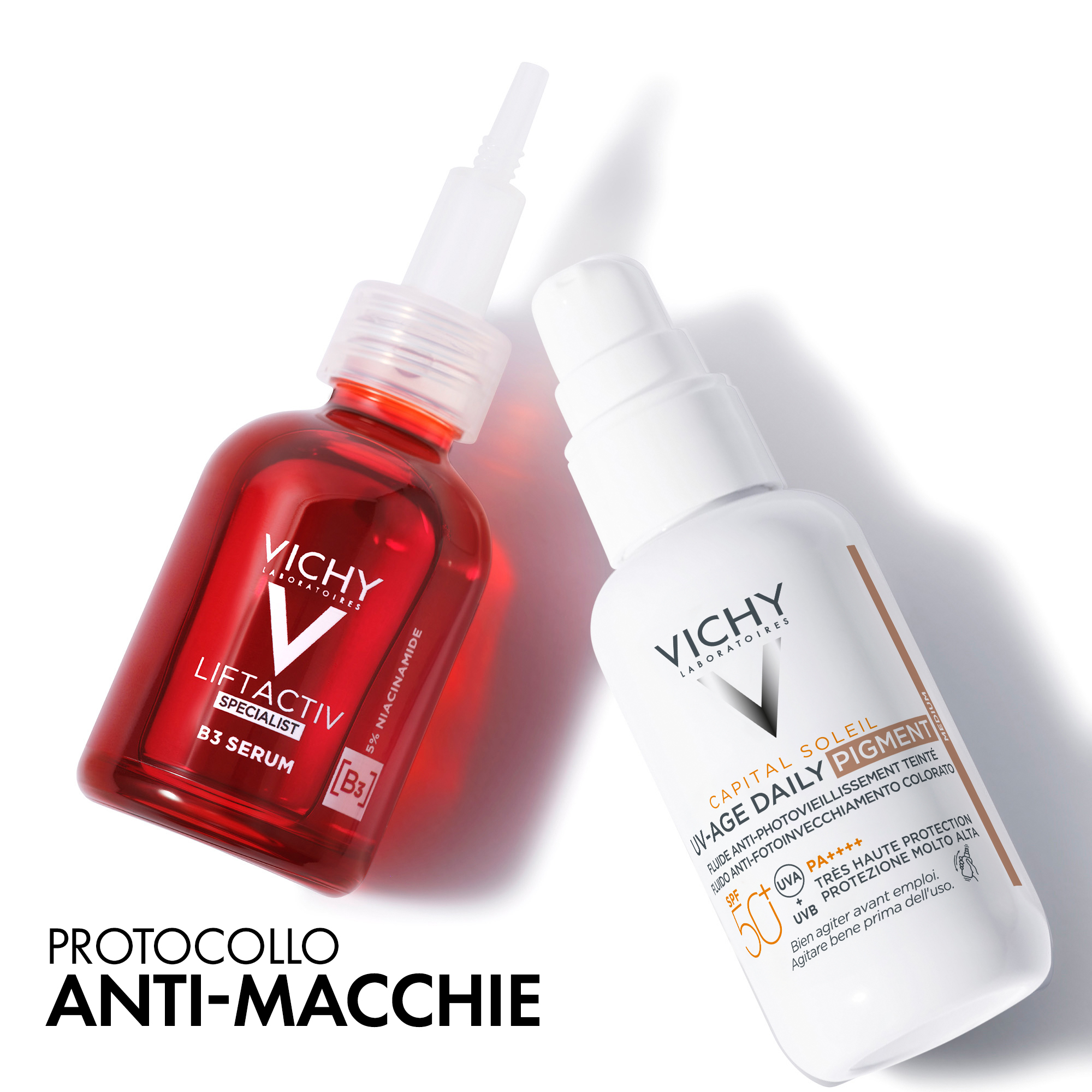 Vichy Capital Soleil UV-Age Daily PIGMENT MEDIUM SPF50+ Protezione elevata 40 ml