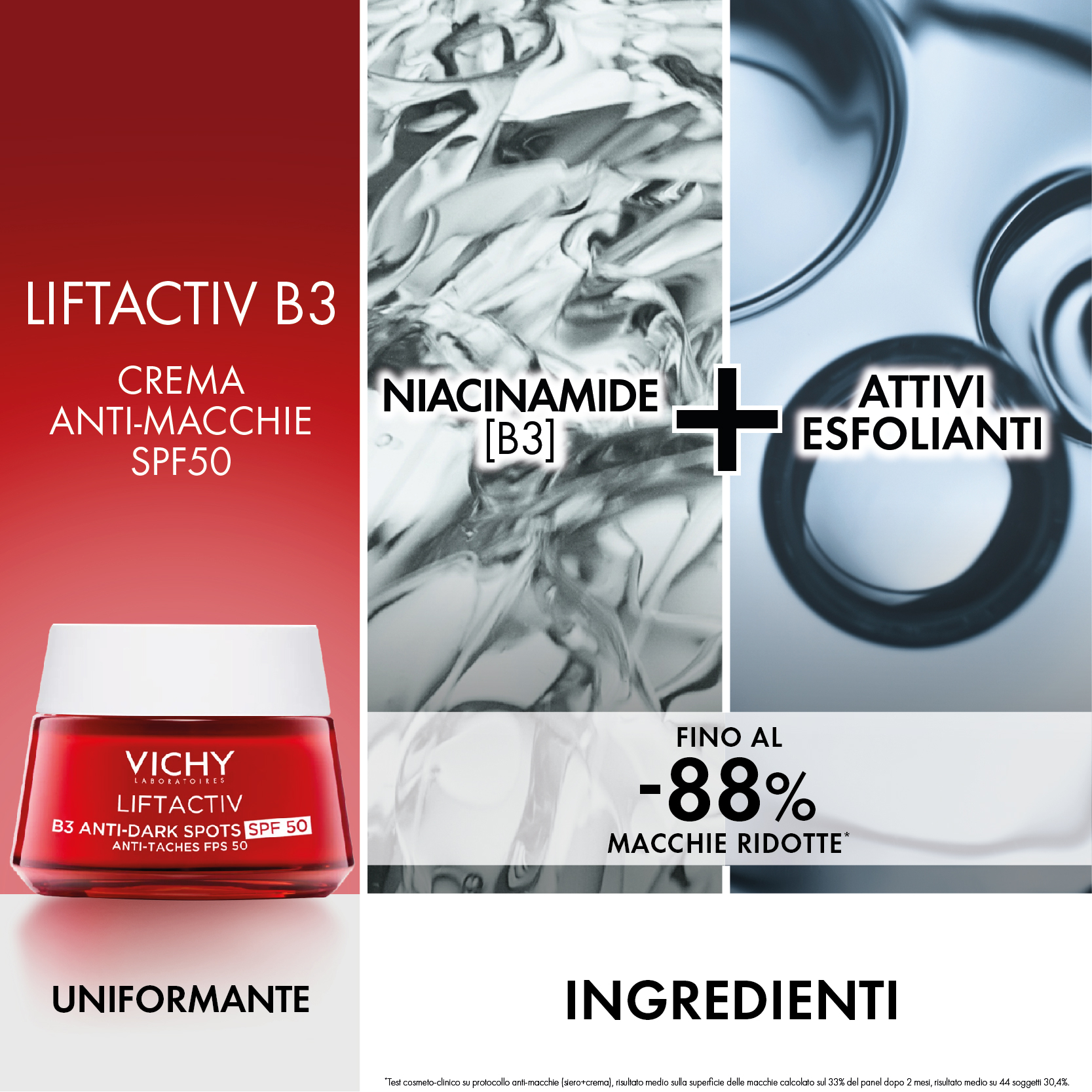 Vichy Cofanetto Regalo per una Pelle Luminosa Anti-Macchie con Liftactiv B3 Anti-macchie Siero 5 ml + Liftactiv B3 Crema Giorno SPF50 50 ml + Liftactiv B3 Crema Notte con Retinolo Puro 15 ml