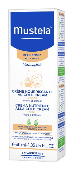 Mustela Cold Cream Crema Nutriente Viso Pelle Secca 40 ml