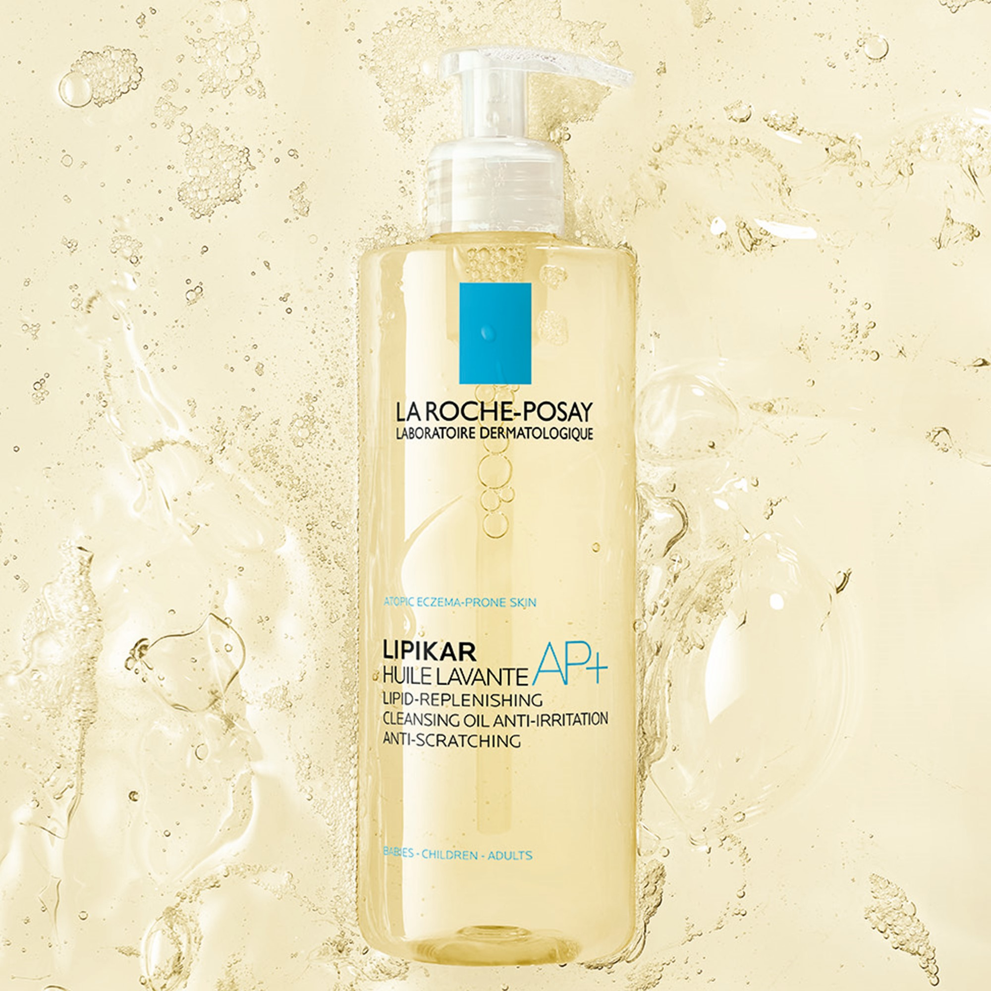 La Roche-Posay Lipikar - Huile Lavante AP+ Olio Lavante Relipidante Anti-Arrossamenti E Anti-Prurito 400 ml