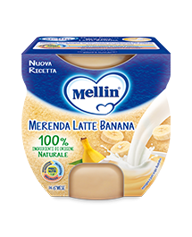 Mellin Merenda Latte e Banana 2 x 100 g