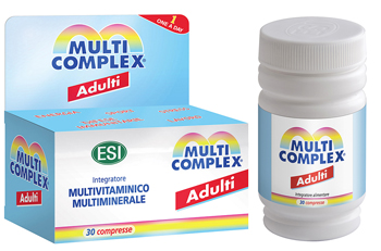 Multicomplex Adulti Esi - Integratore di vitamine e sali minerali - 30 compresse