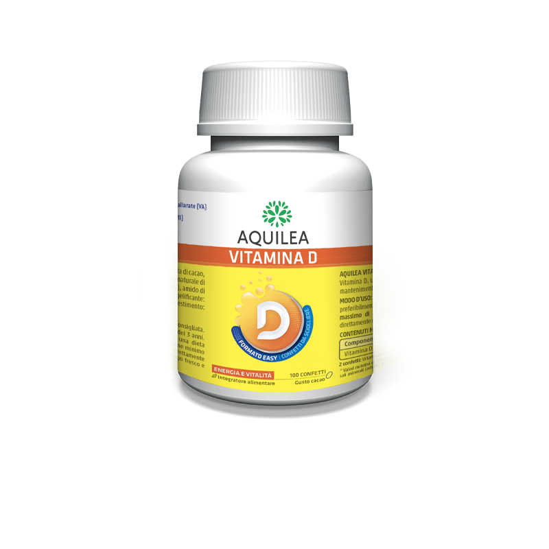 Aquilea Vitamina D Integratore Benessere Denti e Ossa 100 Confetti