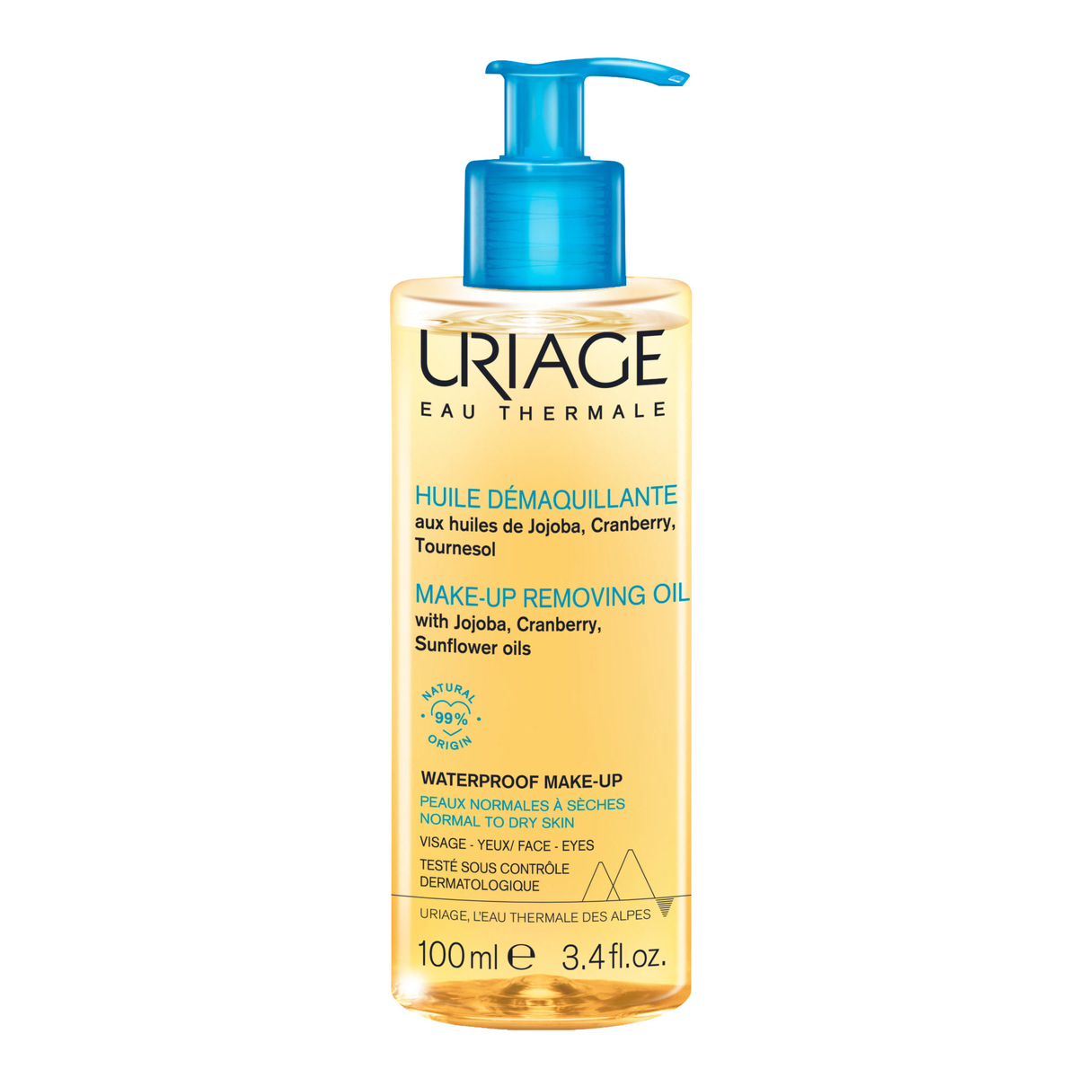 Uriage - Olio Detergente Struccante Viso, Occhi E Labbra 100 ml
