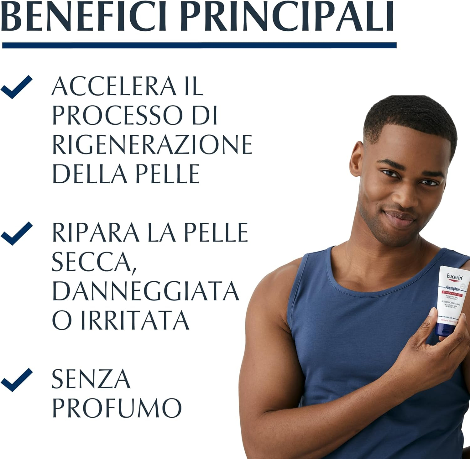 Eucerin Aquaphor Trattamento Ristrutturante Pelli Danneggiate 40 ml