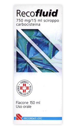 Recofluid 750mg/15ml Carbocisteina Sciroppo Mucolitico 150 ml