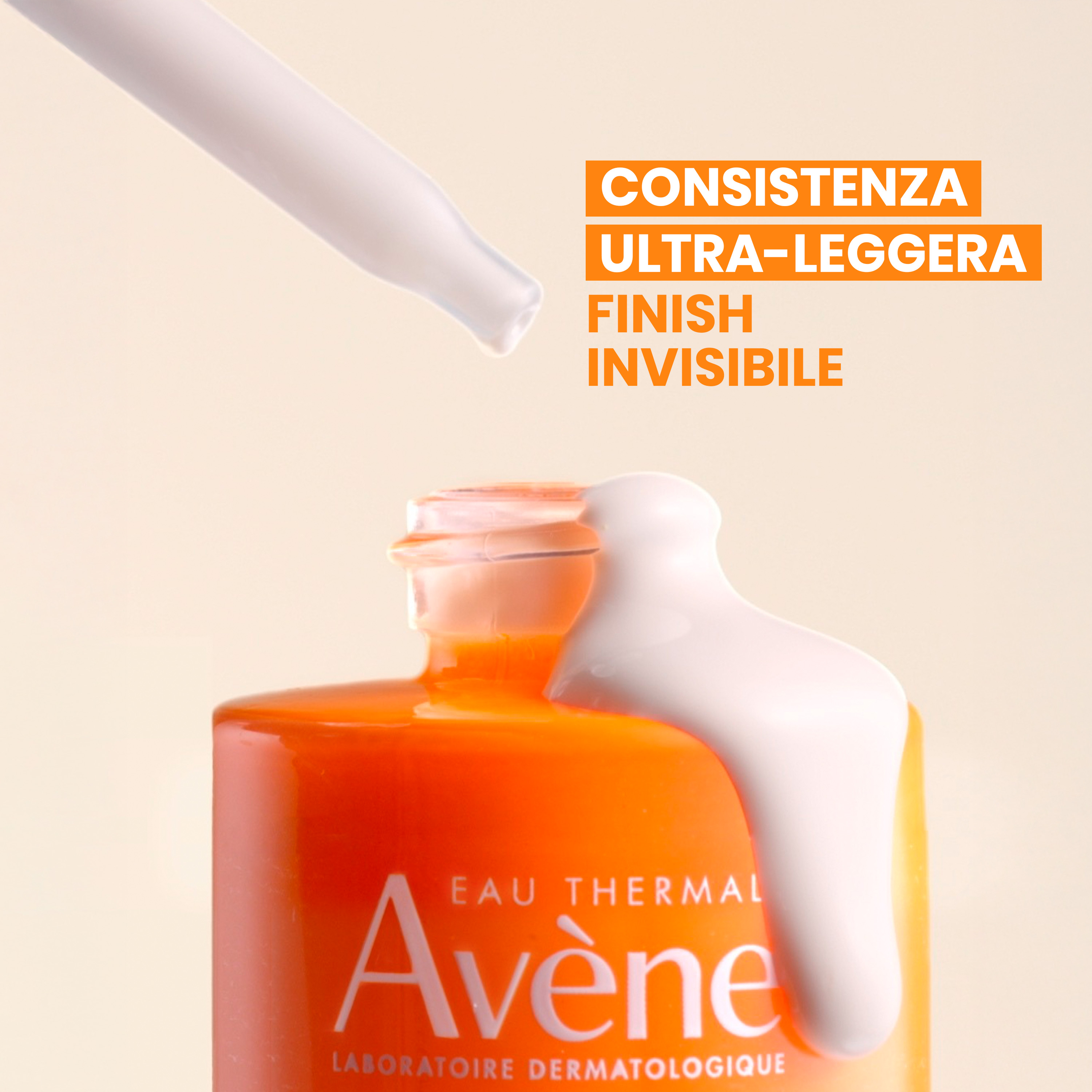 Avène Eau Thermale Ultra Siero SPF50+ Rimpolpante - Protezione Solare Molto Alta Viso 30 ml