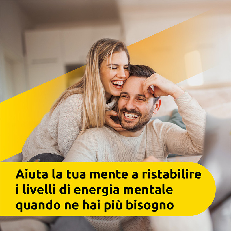 Supradyn Ricarica Mentale Integratore Vitamine e Minerali con Acido Folico, Caffeina e Guaranà per Memoria e Concentrazione, 10 Compresse Effervescenti