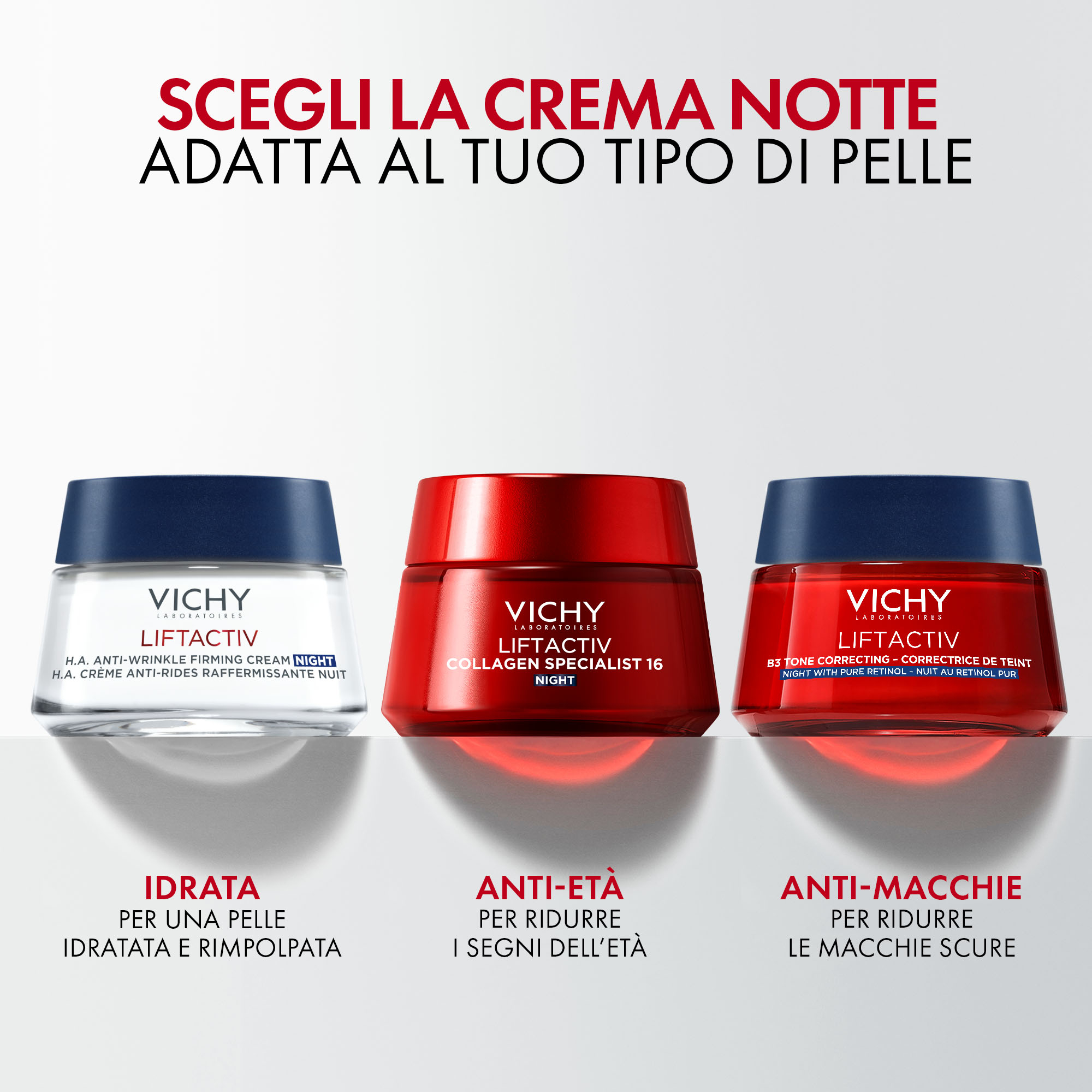 Vichy Liftactiv Collagen Specialist 16 Crema Notte: Corregge 16 segni dell'età** -  50ml