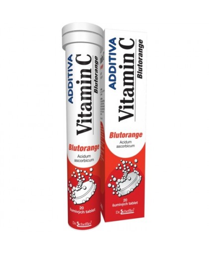 Additiva Vitamin C Integratore Gusto Arancia Rossa 20 Compresse