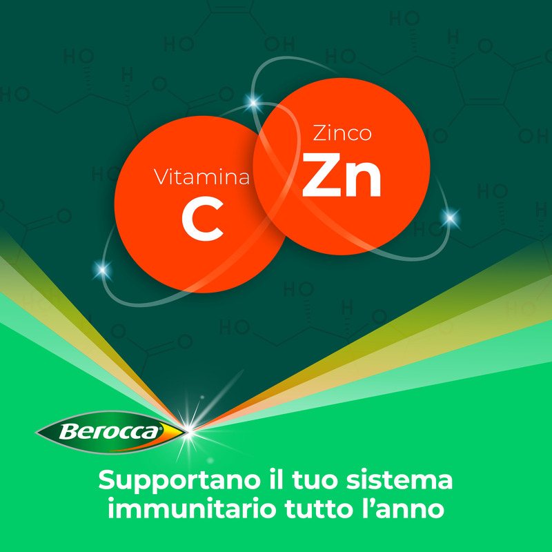 Berocca Plus Integratore di Vitamine e Minerali Per la Memoria e la Concentrazione 30 Compresse