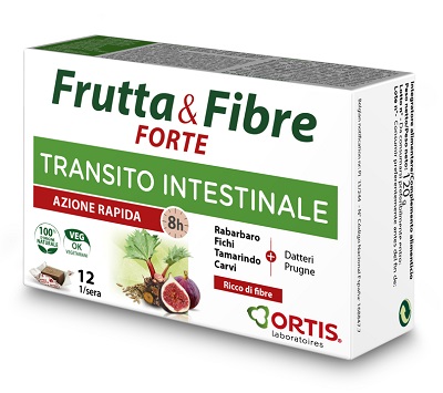 FRUTTA &amp; FIBRE FORTE 12CUBETTI