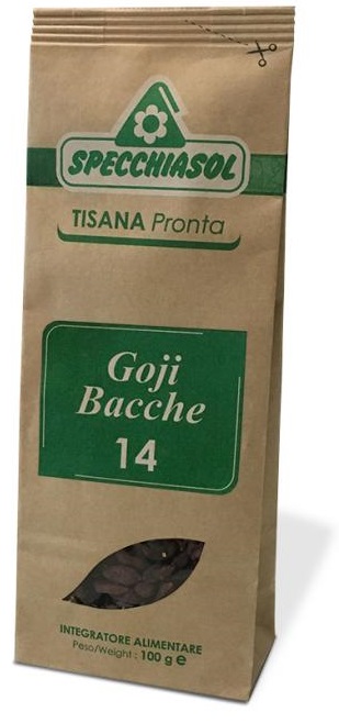 Specchiasol Tisana Pronta Bacche di Goji 14 Antiossidante 100 g