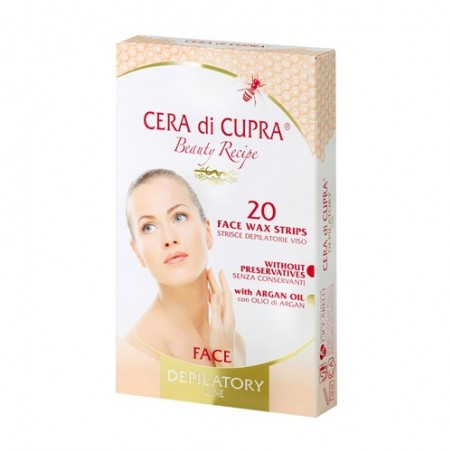 Cera Di Cupra Strisce Depilatorie Viso 20 Pezzi